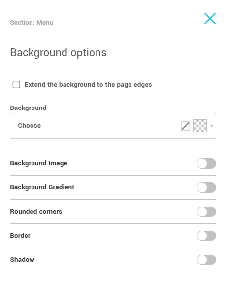 Background options