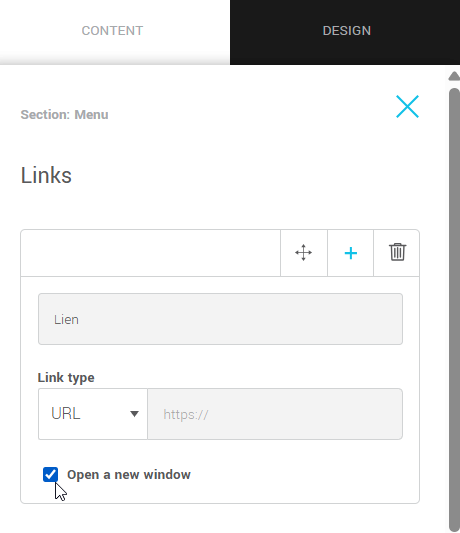 Open link in a new window