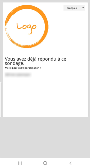 Vous avez d&eacute;j&agrave; r&eacute;pondu&nbsp;