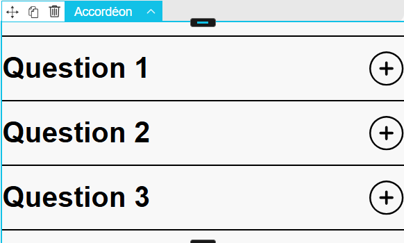 Bloc accord&eacute;on