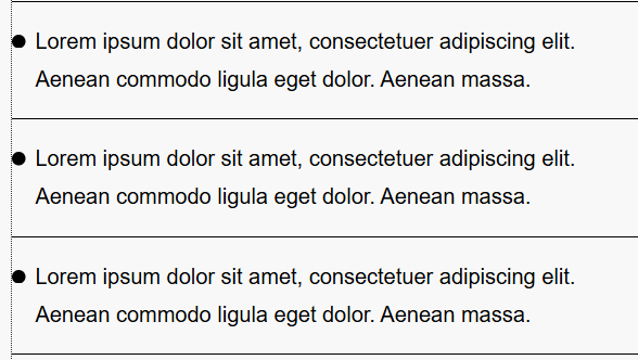 Liste &agrave; puces