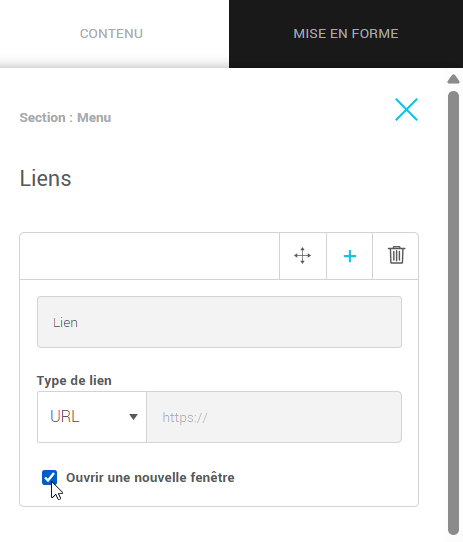 Ouvrir le lien dans une nouvelle fen&ecirc;tre